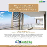 Well planned balconies at M3M Golf Estate